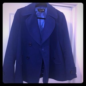 Forever 21 Double Breasted Coat